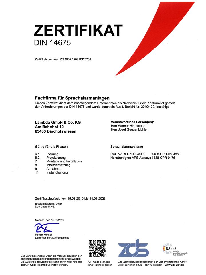 Ihr Elektriker in Bischofswiesen - Lambda GmbH & Co. KG